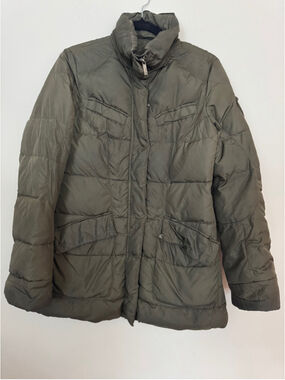ADD Polyamide Puffer Jacket Size S Green
